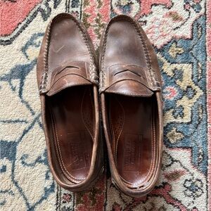 Oak Street Brown Leather Men's Penny Loafers